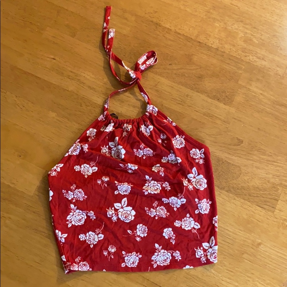 Floral Halter Top
